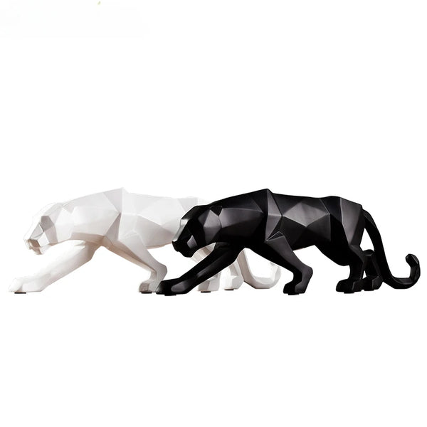 Panther Statue Animal Figurine