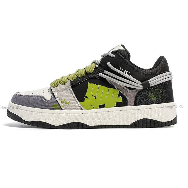 Retro Classic Punk Skateboard School Sneakers