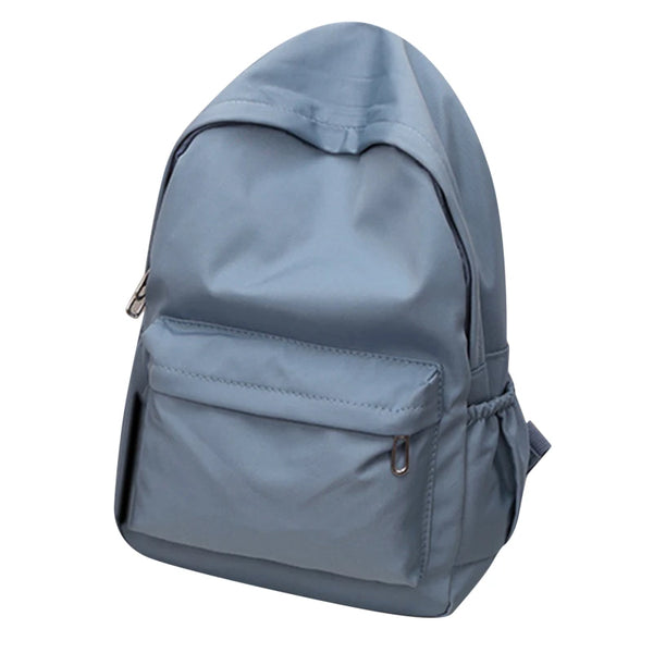 Solid Color Rounded School Backpack