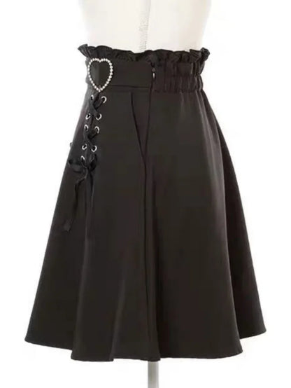 Süßer Gothic High Waist Minirock