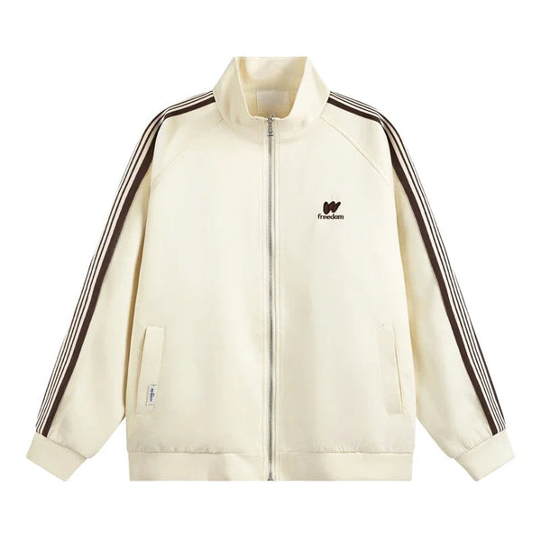 Stripped Spring Women's Zip-up Sweatshirt