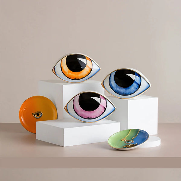 Ceramics Devil's Eye Statue