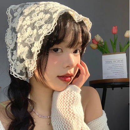 Vintage Countryside Triangular Women's Bandana