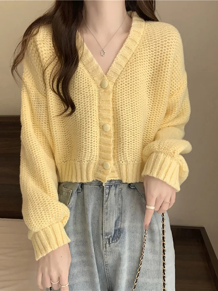 Weicher Mädchen-Strickcardigan