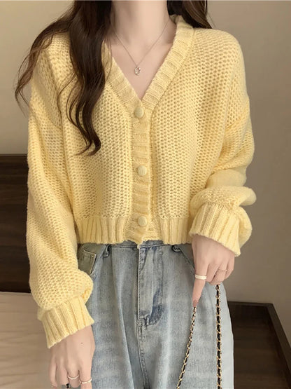 Weicher Mädchen-Strickcardigan