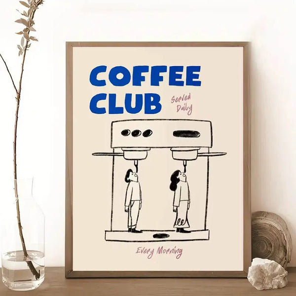 Coffee Club Poster
