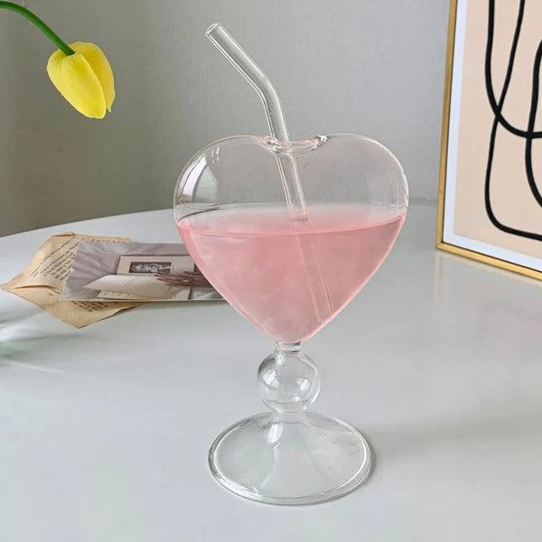 French Morning Heart-Shaped Vase