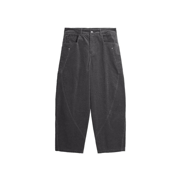 Vintage Loose Fit Corduroy Cargo Pants