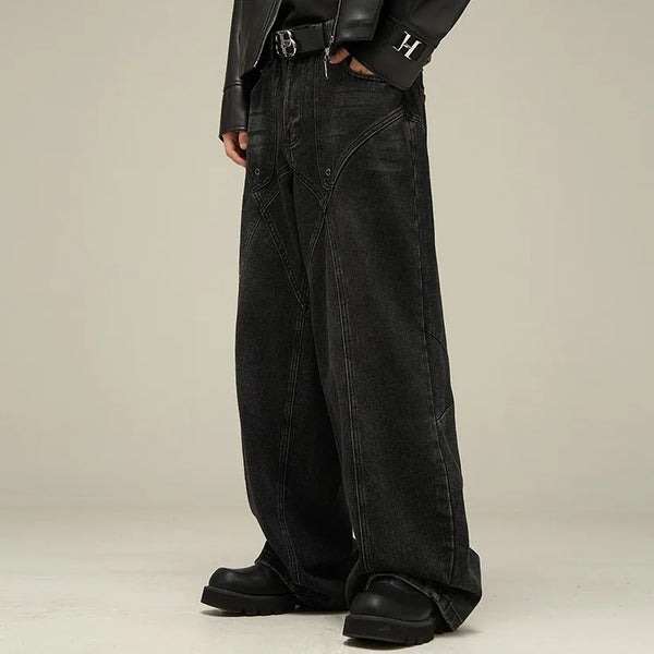 Black Grunge Vintage Jeans
