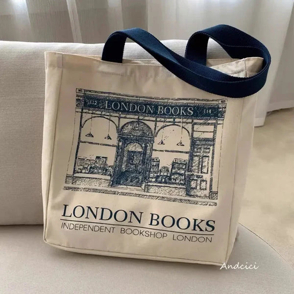 London Books Tote Bag