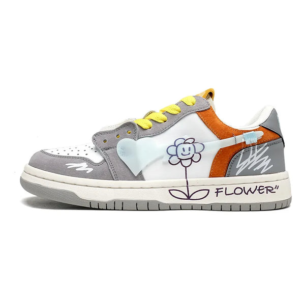Multicolor Breathable Hip Hop School Sneakers