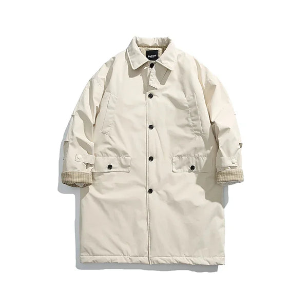 Casual Vintage Loose Long Trench Coat