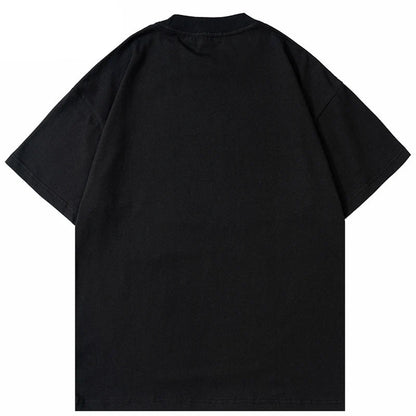 T-Shirt mit Blitz-Buchstaben-Print