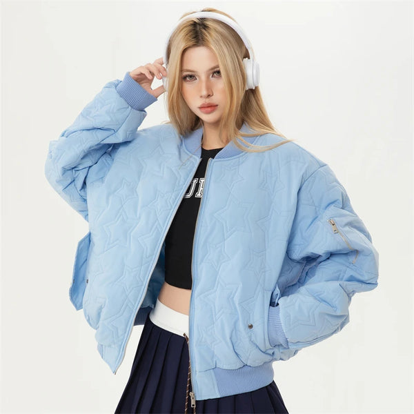 Chaqueta acolchada informal de invierno