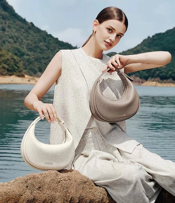 Fancy Rounded Hand Bag