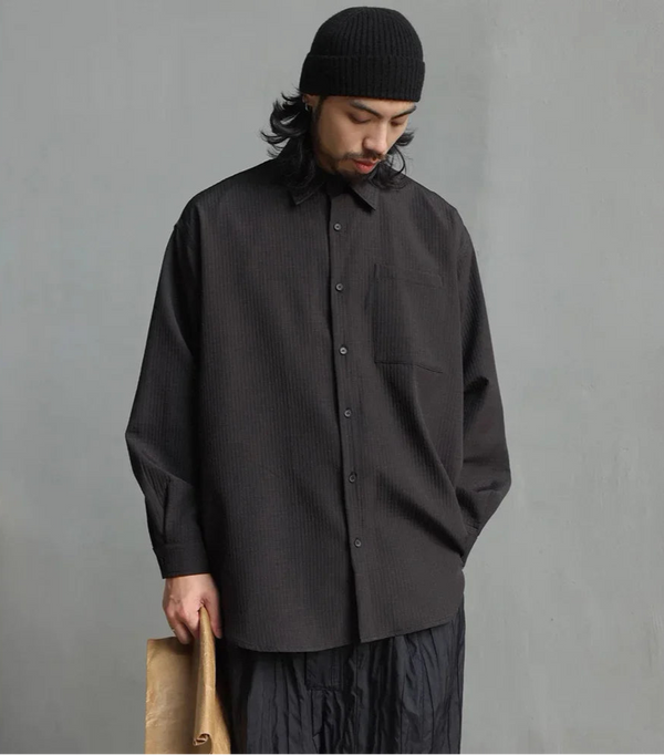 Japanese Oversize Long Sleeve Shirt