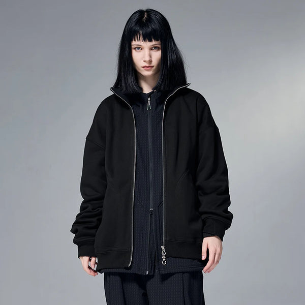 Stand Collar Winter Fleece Windbreaker