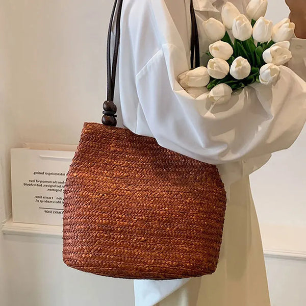 Women's Woven Vintage Shoulder Bag
