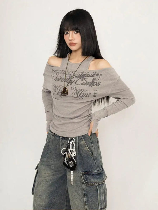 Y2K Ferocious Off-shoulder Top