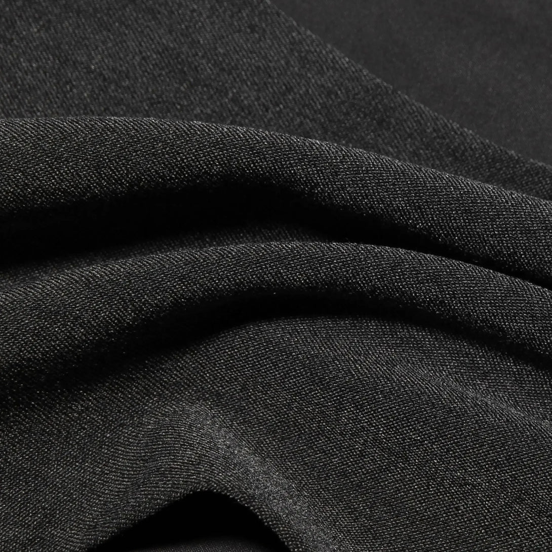 Close-up of dark gray fabric texture