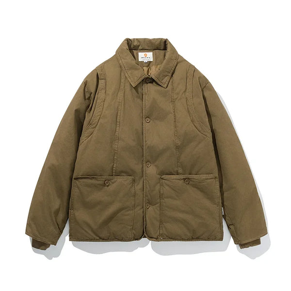 Retro Vintage Padded Puffer Jacket