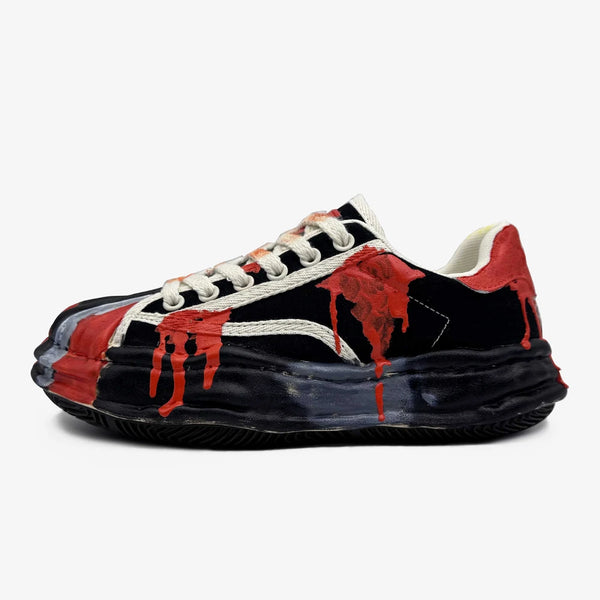 Retro Hand-Painted Graffiti Punk School Sneakers
