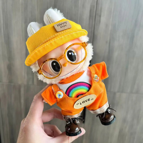 Lobubu-Inspired Sitting Posture Blind Box Doll