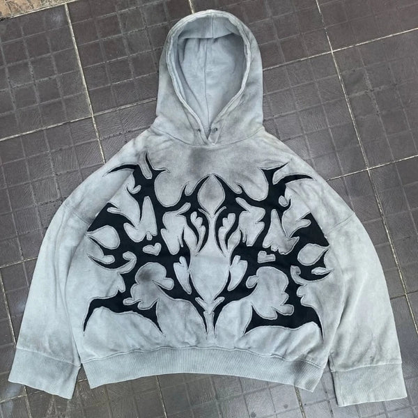 Vintage Gothic Oversized Hoodie