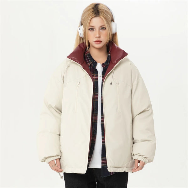 Luxurious Faux Fur Winter Puffer Womens Jacket