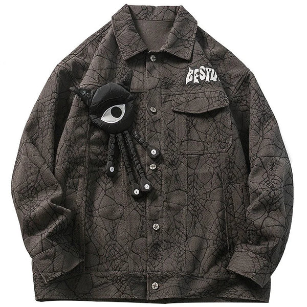 Skater Girl Punk 3D Lapel Jacket