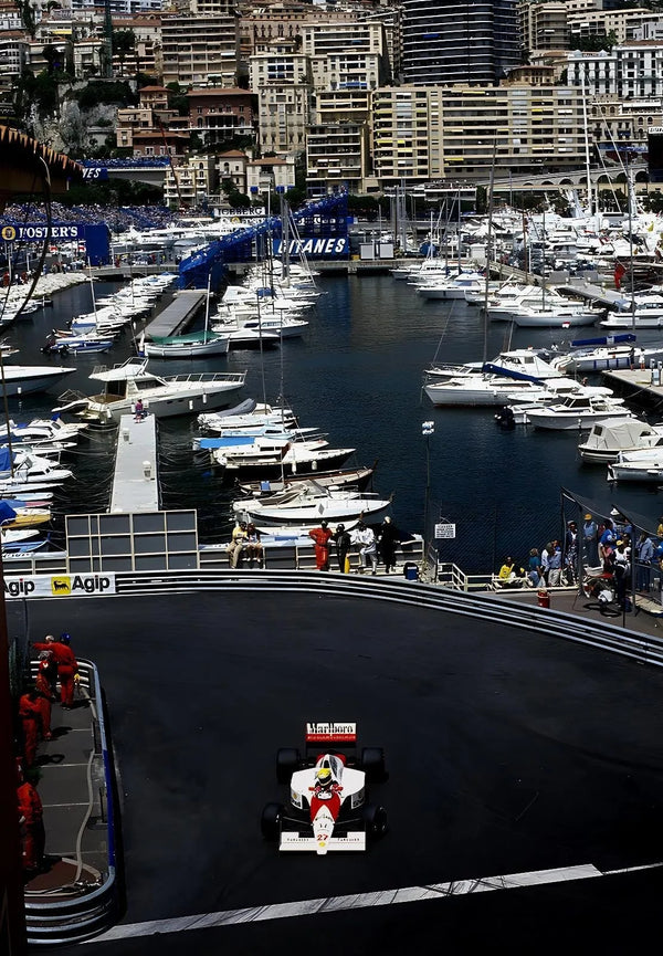 Vintage Cool F1 Monaco Car Posters