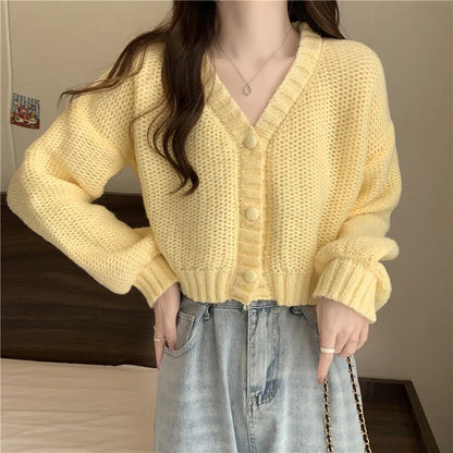 Weicher Mädchen-Strickcardigan