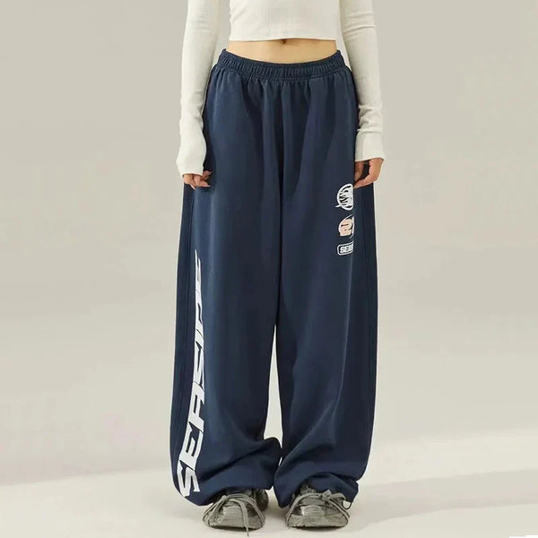 Vintage American Hip Hop Wide Leg Pants