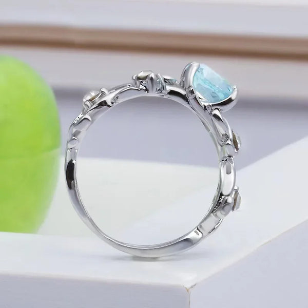 Blue Crystal Ring
