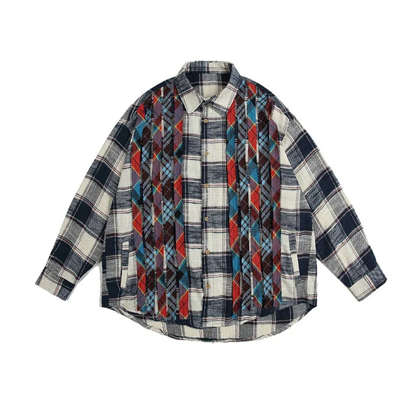 Urban Loose Plaid Long Sleeve Shirt