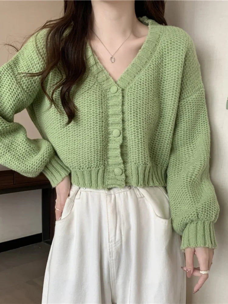 Weicher Mädchen-Strickcardigan