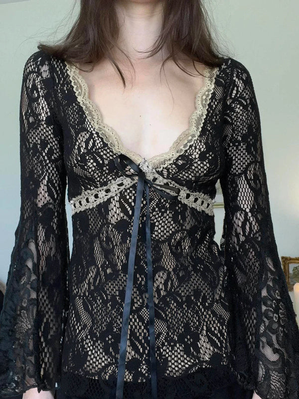 Gothic Front Tie Women's T-Shirt