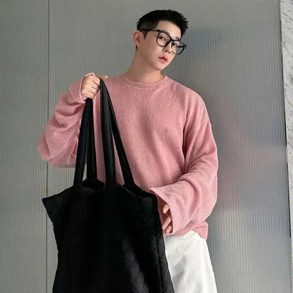 Stylish Korean Round Collar T-Shirt