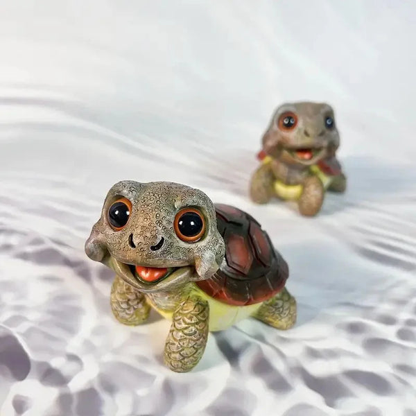 Garden Crawling Turtle Statue
