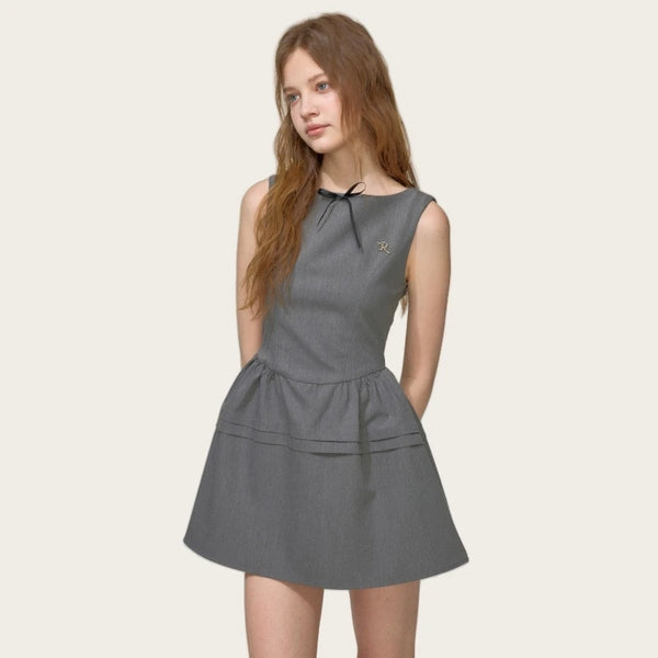 Summer Girl Detachable Collar Mini Dress