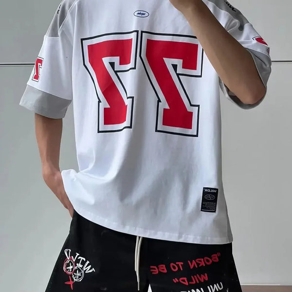 77 American Style Sport Jersey T-Shirt