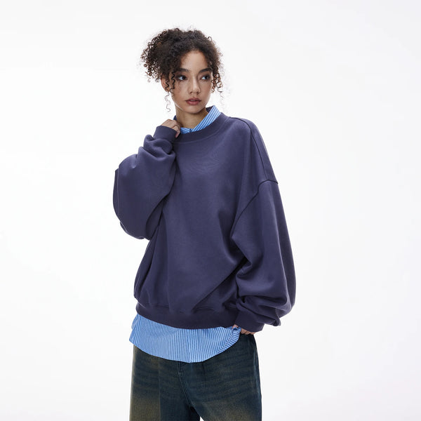 Drop Shoulders Crewneck Sweatshirt