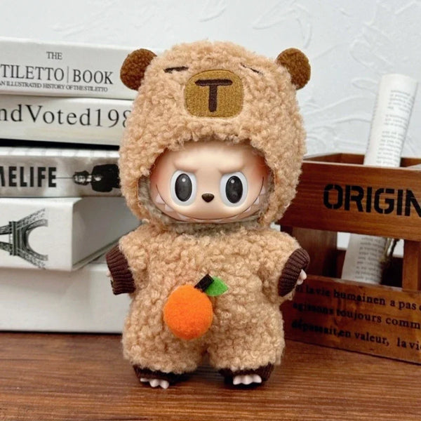 Lobubu-Inspired Doll Capybara Costume Suit