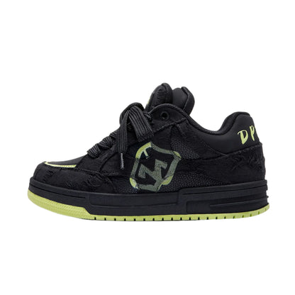Vintage Graffiti Skateboard Sneakers
