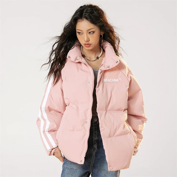 Luxury Lightweight Printed Down Winter Jacket