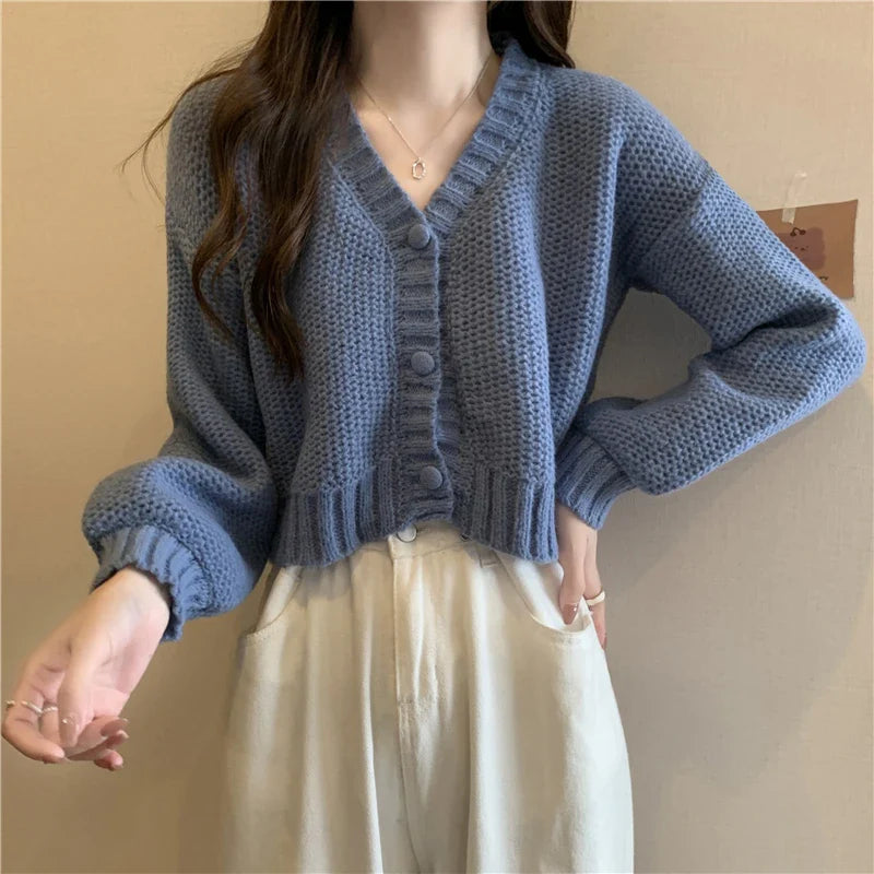 Weicher Mädchen-Strickcardigan