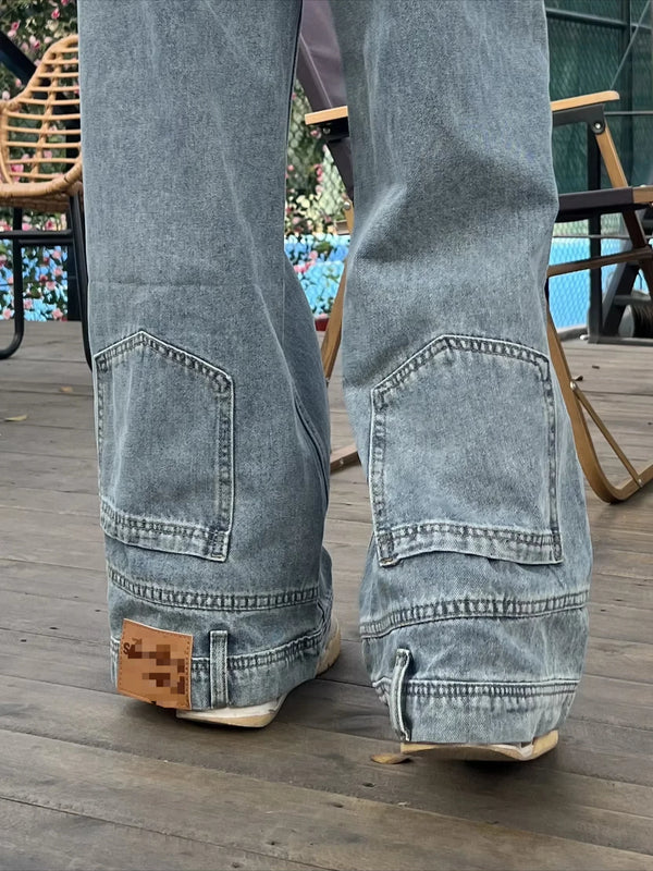 Retro Baggy High Waisted Reversible Jeans