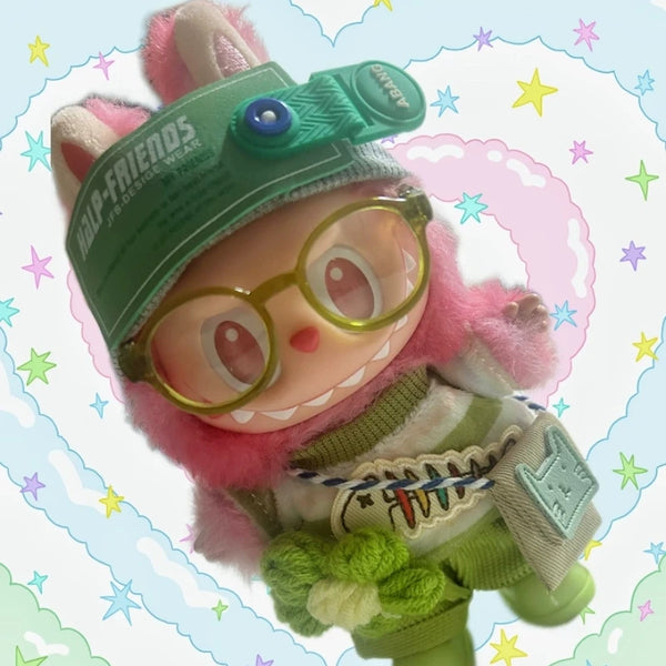 Lobubu-Inspired Calm Doll Pendant Hanging  Clothing