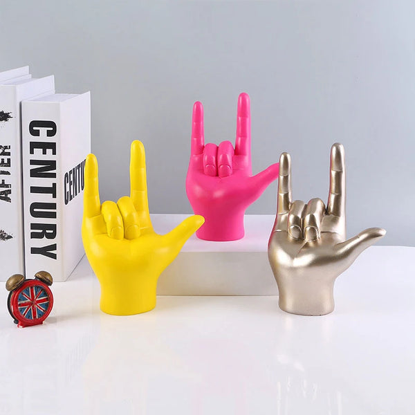 I Love You Sign Language Hand Statue