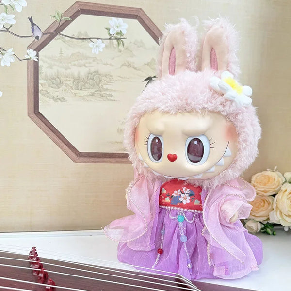 Lobubu-Inspired Hanfu Chinese Style Coat Set
